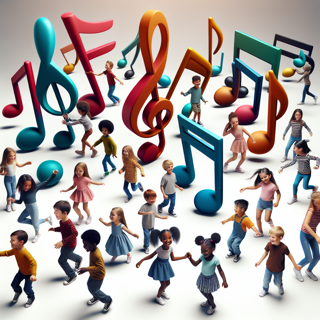 Notes creating melodies
