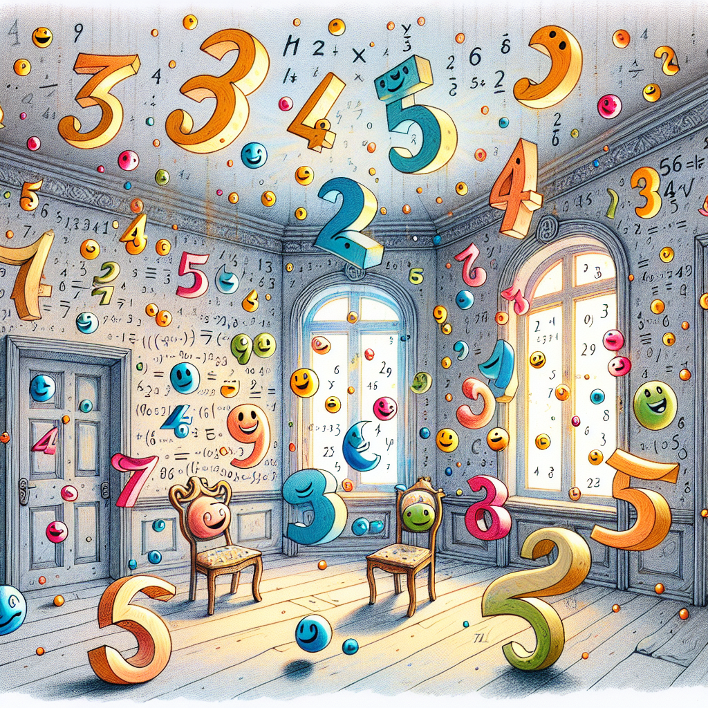 Numbers dancing