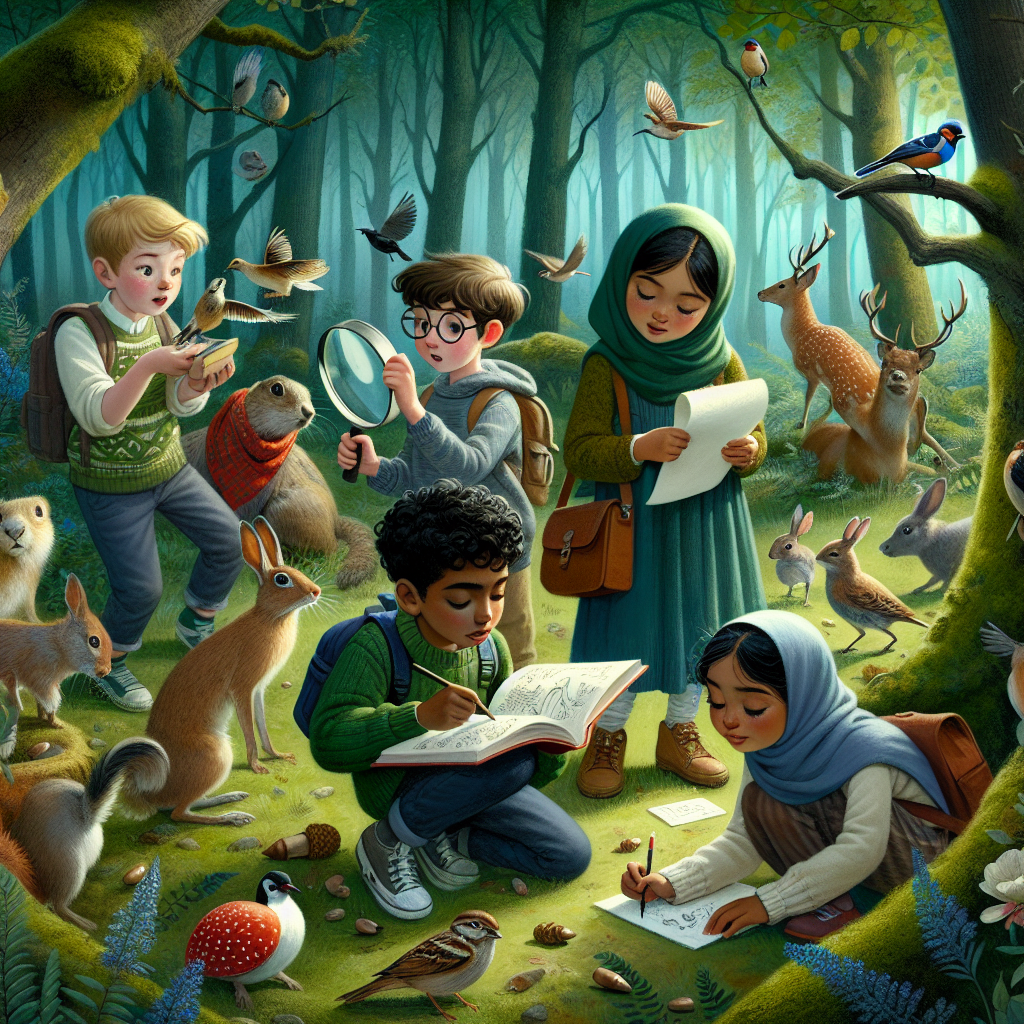 Animals teaching about nature