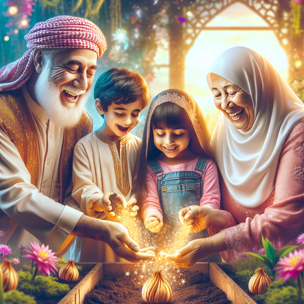 Family sharing sparkles